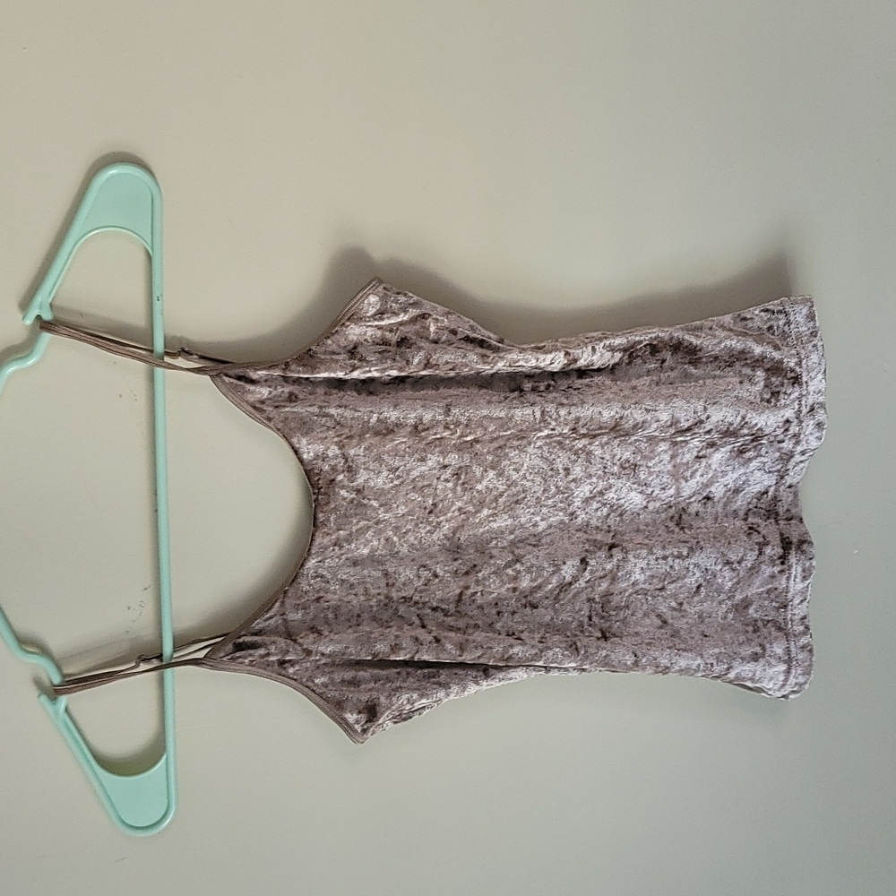 Retro Rare 80's Crushed Velvet Top My Anmar SZ M